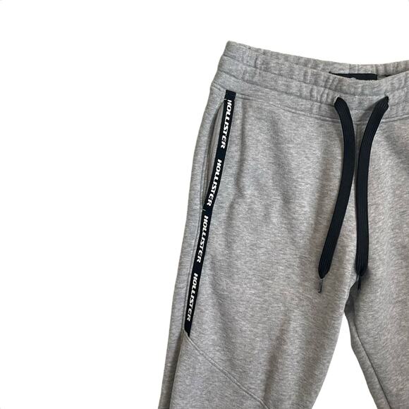 Hollister Women Joggers XS Gray Drawstring Waist Sweatpants Leisurewear Athletic - Picture 9 of 12